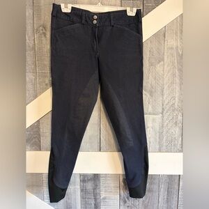 Women’s Dover Saddlery Full Seat Sock Bottom Denim Breeches Size 26